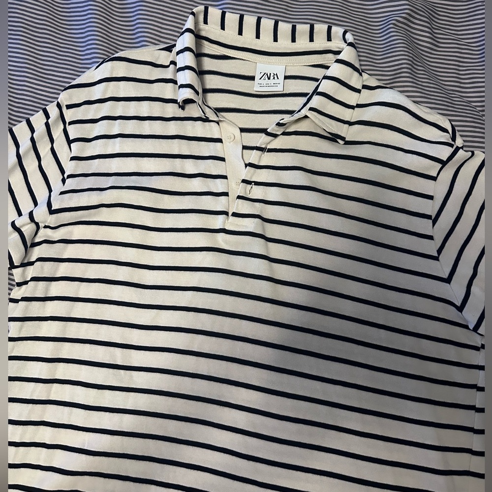 Men's Zara Striped Polo